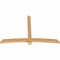 Ekena Millwork Bellingham Timber Gable Bracket, Western Red Cedar, 96"W x 64"H x 3 1/2"D x 5 1/2"F, 16/12 Pitch GBW096X64X0406BEL00SWR - alternate 2